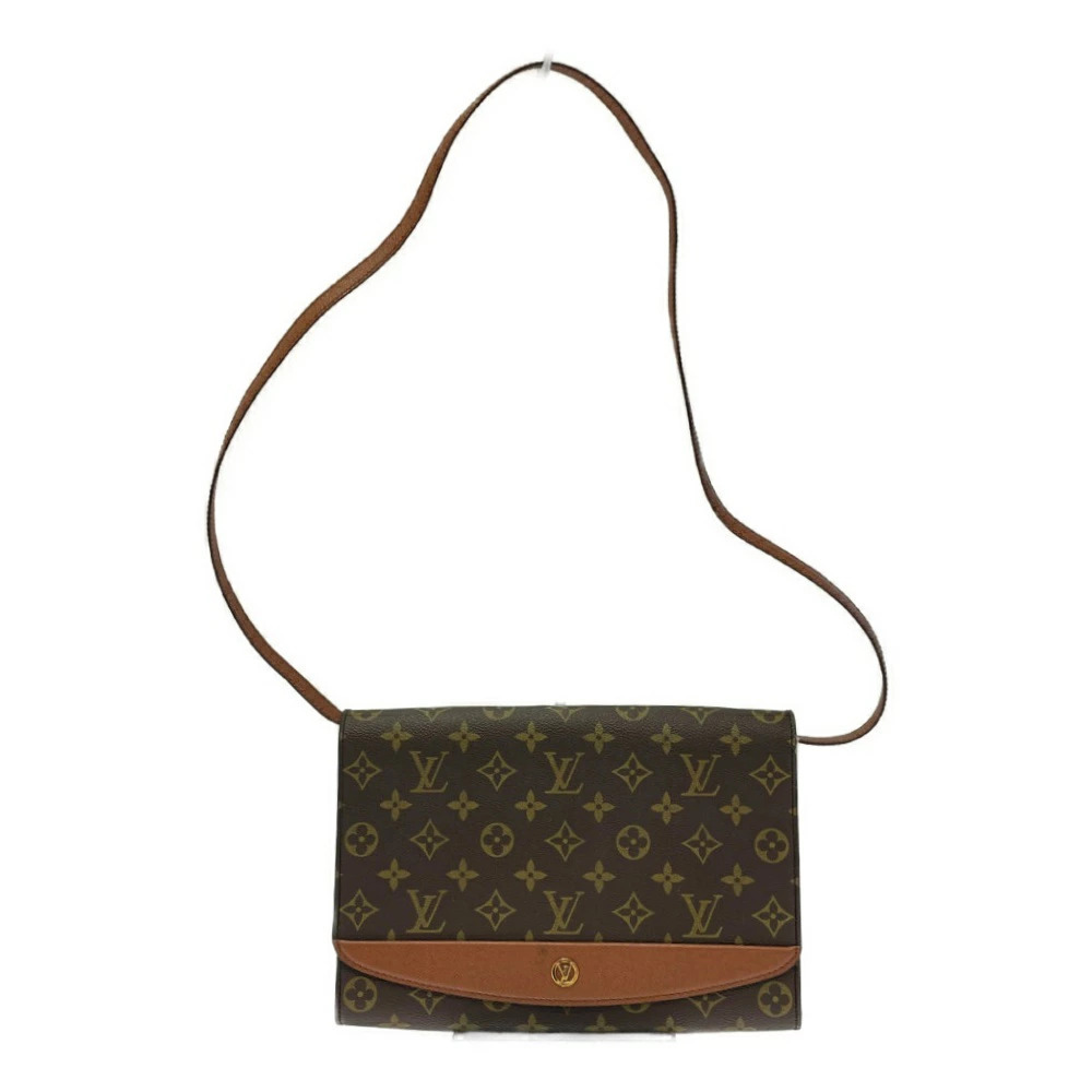 LOUIS VUITTON Monogram Bordeaux Red Shoulder Bag Brown